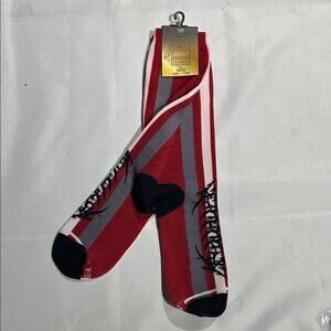 Red and Gray Thorn‎ Men's Socks by Headgear Classics